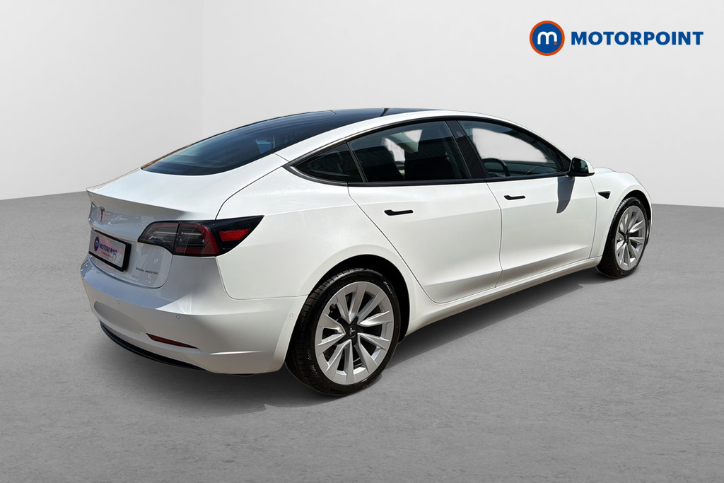 Tesla Model 3 Long Range Automatic Electric Saloon - Stock Number (1648173) - Passenger side rear corner