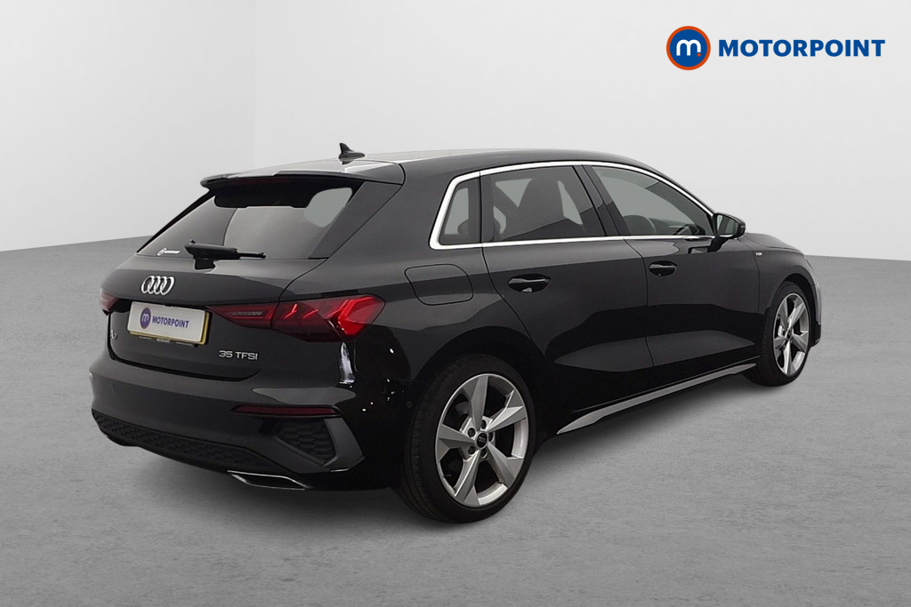 Audi A3 S Line Manual Petrol Hatchback - Stock Number (1643913) - Drivers side rear corner