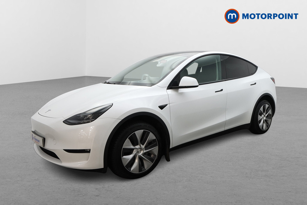 Tesla Model Y Long Range Automatic Electric SUV - Stock Number (1645905) - Passenger side front corner