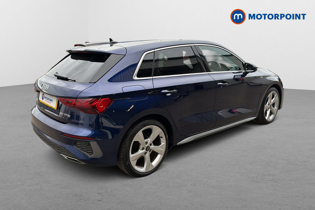 Audi A3 S Line Automatic Petrol Hatchback - Stock Number (1646150) - Passenger side rear corner