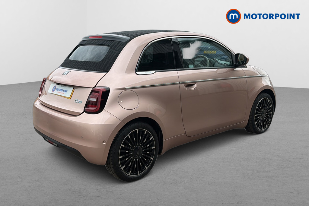 Fiat 500 La Prima Automatic Electric Convertible - Stock Number (1646328) - Passenger side rear corner