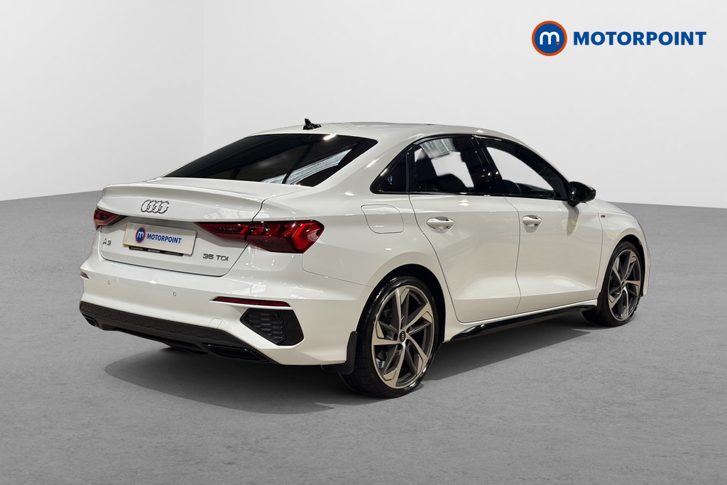 Audi A3 Edition 1 Automatic Diesel Saloon - Stock Number (1647362) - Passenger side rear corner