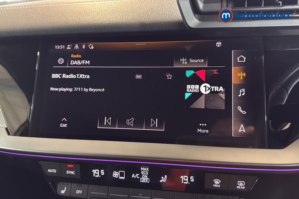 Audi A3 Edition 1 Automatic Petrol Saloon - Stock Number (1644074) - 8th supplementary image