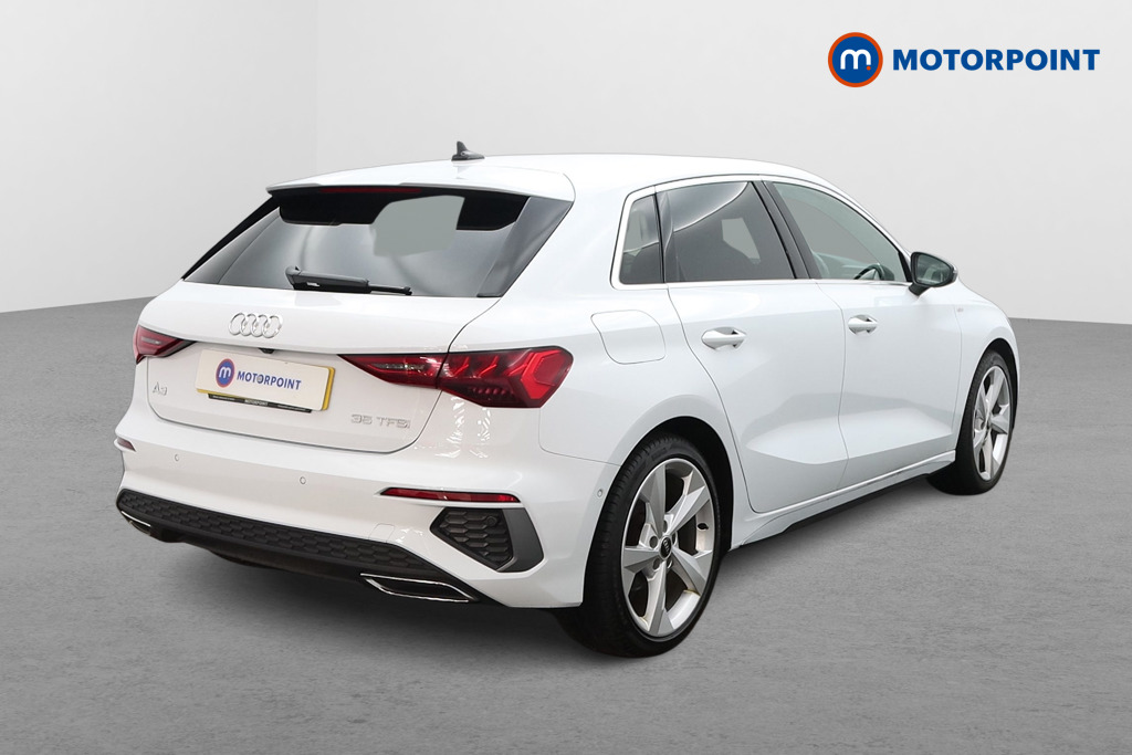 Audi A3 S Line Automatic Petrol Hatchback - Stock Number (1648228) - Drivers side rear corner