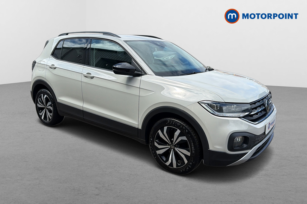 Volkswagen T-Cross Black Edition Manual Petrol SUV - Stock Number (1645878) - Drivers side front corner