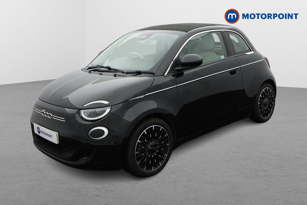 Fiat 500 La Prima Automatic Electric Convertible - Stock Number (1648572) - Passenger side front corner