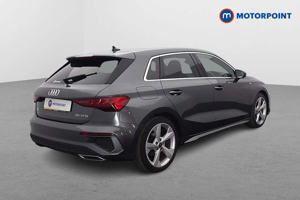 Audi A3 S Line Manual Petrol Hatchback - Stock Number (1645903) - Drivers side rear corner