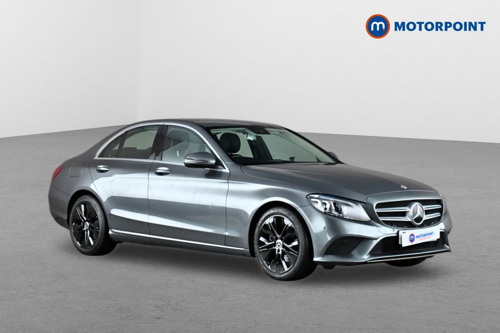 Mercedes-Benz C Class Sport Automatic Petrol Saloon - Stock Number (1646694) - Drivers side front corner