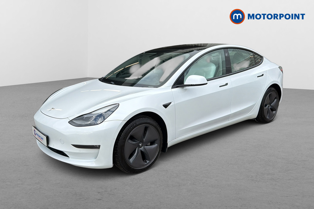 Tesla Model 3 Long Range Automatic Electric Saloon - Stock Number (1648168) - Passenger side front corner