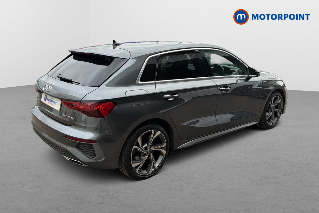 Audi A3 S Line Automatic Petrol Hatchback - Stock Number (1649745) - Passenger side rear corner