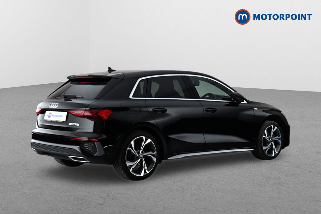 Audi A3 S Line Manual Petrol Hatchback - Stock Number (1648896) - Drivers side rear corner