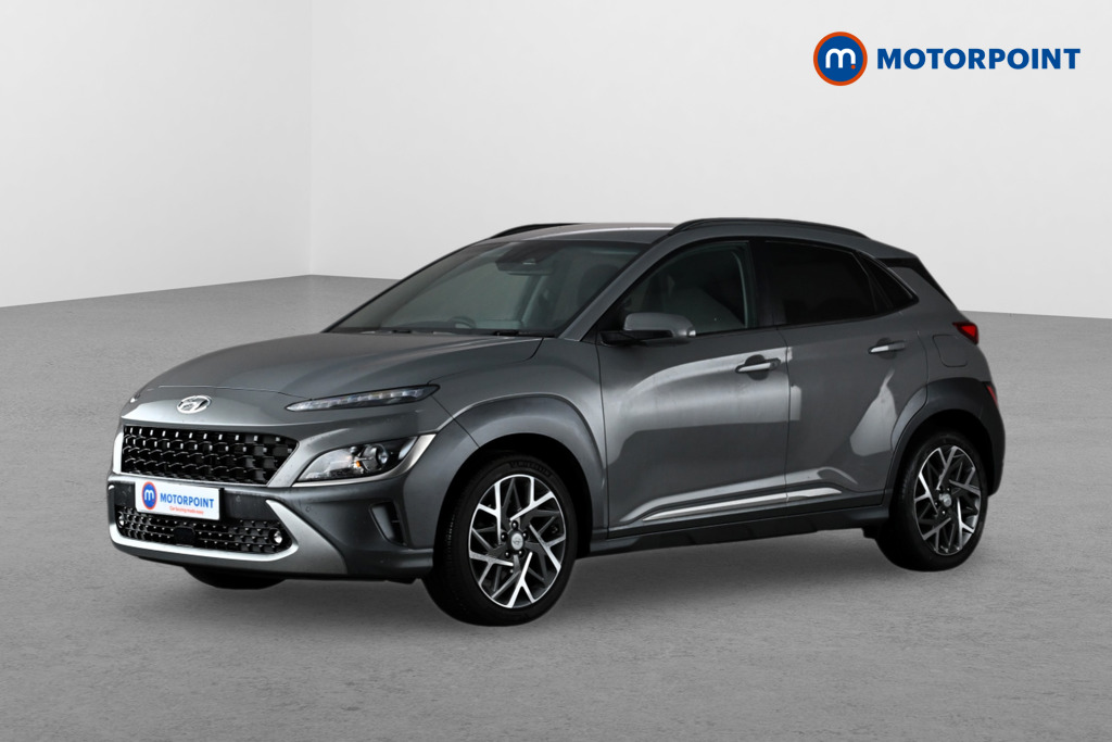 Hyundai Kona Premium Automatic Petrol-Electric Hybrid SUV - Stock Number (1633495) - Passenger side front corner