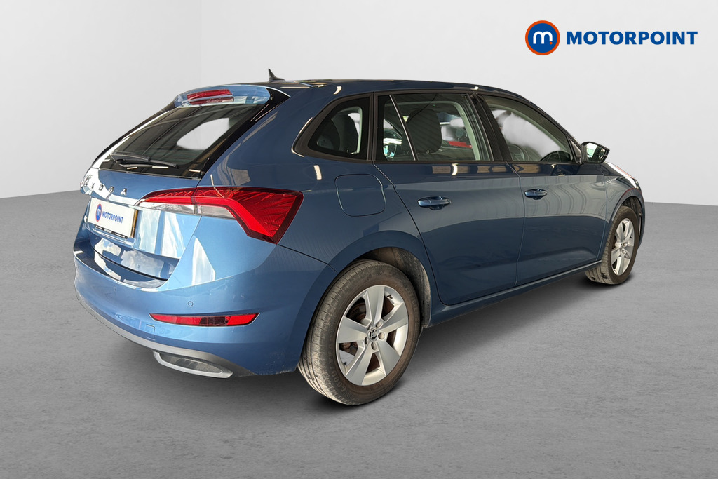 Skoda Scala SE Manual Petrol Hatchback - Stock Number (1646554) - Passenger side rear corner