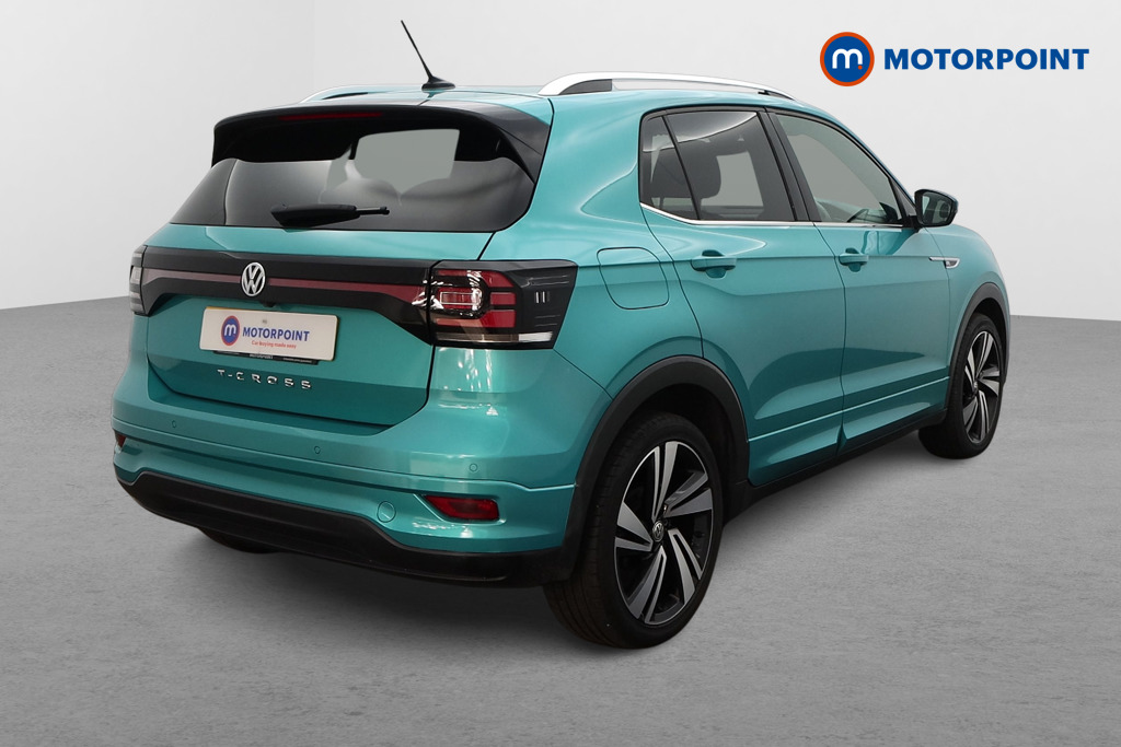 Volkswagen T-Cross R-Line Manual Petrol SUV - Stock Number (1648334) - Drivers side rear corner