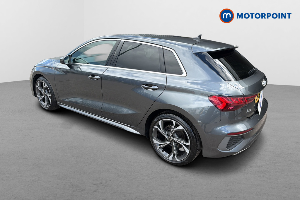 Audi A3 S Line Manual Petrol Hatchback - Stock Number (1649662) - Drivers side rear corner