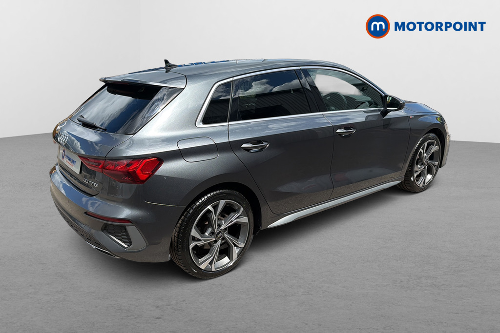 Audi A3 S Line Manual Petrol Hatchback - Stock Number (1649662) - Passenger side rear corner