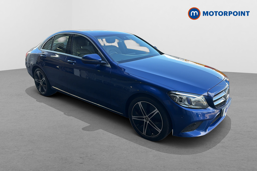 Mercedes-Benz C Class Sport Automatic Petrol Saloon - Stock Number (1650147) - Drivers side front corner