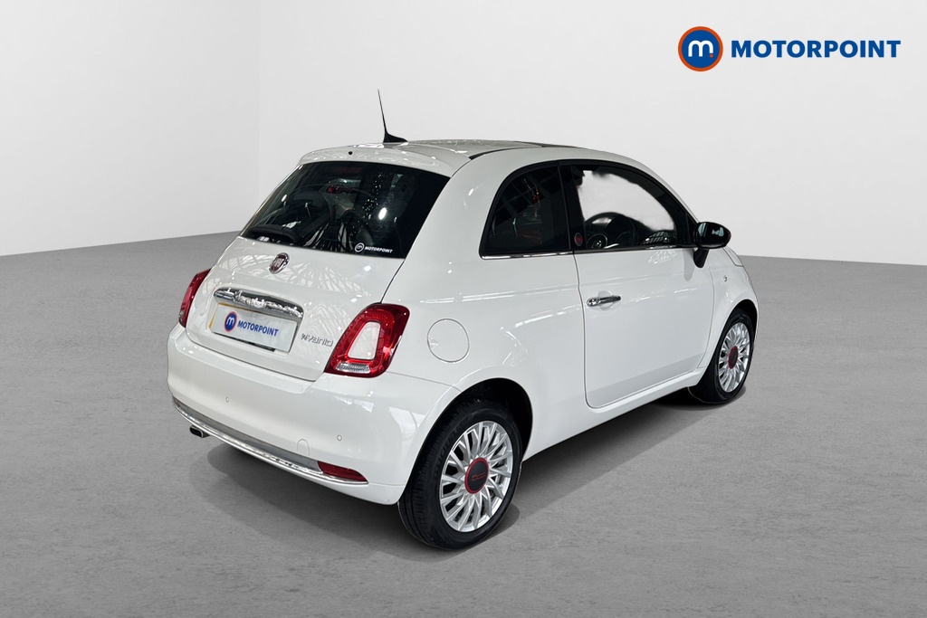Fiat 500 RED Manual Petrol Hatchback - Stock Number (1636199) - Passenger side rear corner
