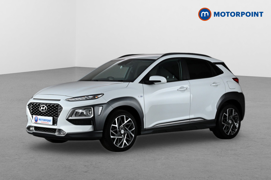 Hyundai Kona Premium Automatic Petrol-Electric Hybrid SUV - Stock Number (1639681) - Passenger side front corner