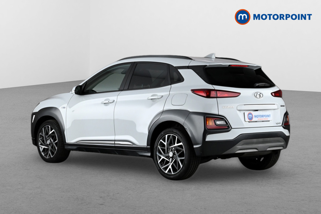 Hyundai Kona Premium Automatic Petrol-Electric Hybrid SUV - Stock Number (1639681) - Passenger side rear corner