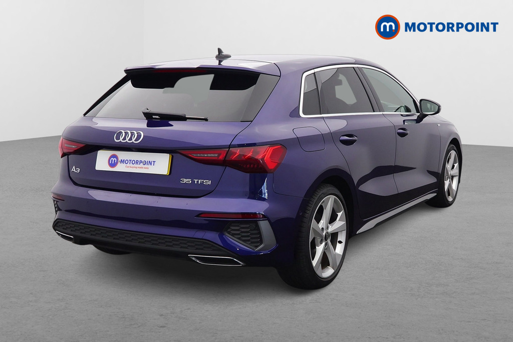 Audi A3 S Line Automatic Petrol Hatchback - Stock Number (1646065) - Drivers side rear corner
