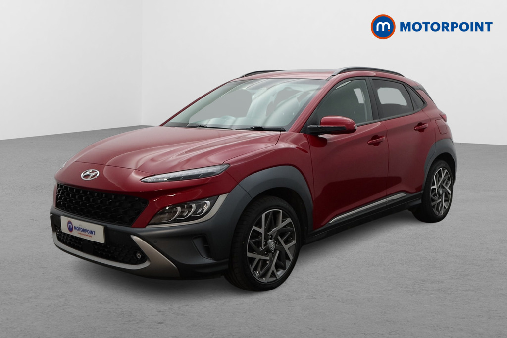 Hyundai Kona Ultimate Automatic Petrol-Electric Hybrid SUV - Stock Number (1646372) - Passenger side front corner