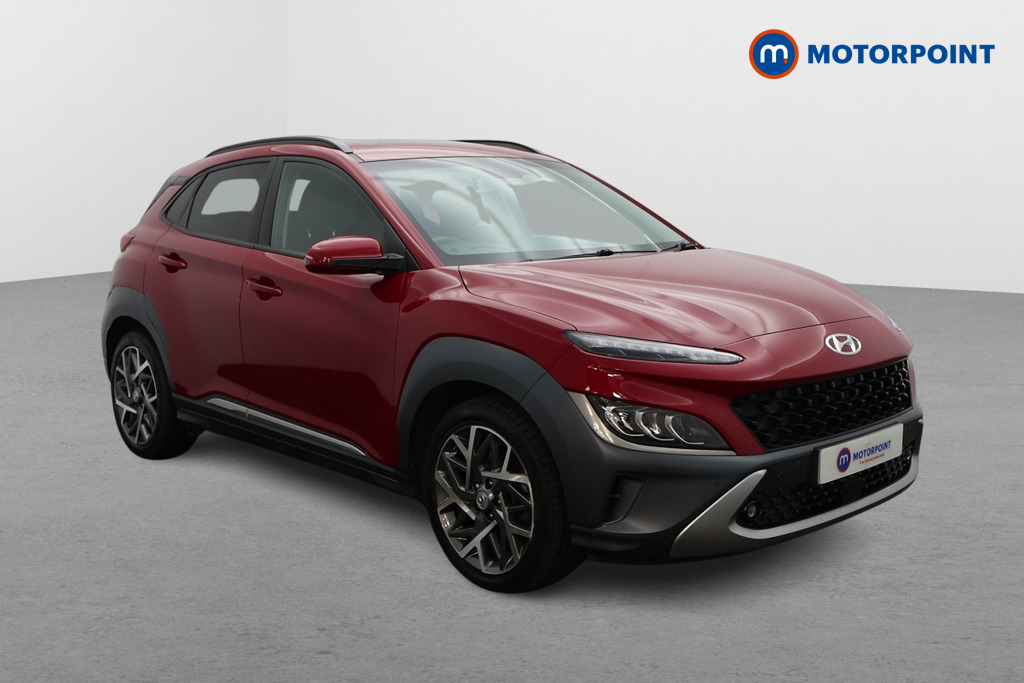 Hyundai Kona Ultimate Automatic Petrol-Electric Hybrid SUV - Stock Number (1646372) - Drivers side front corner