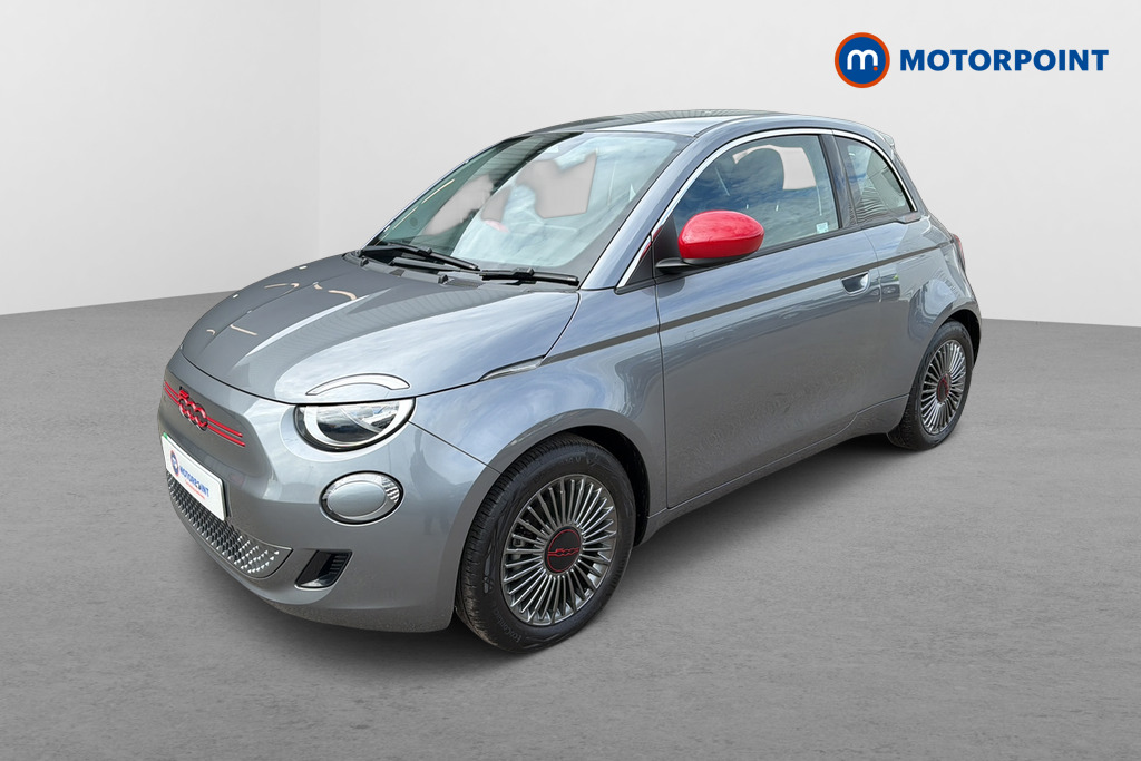 Fiat 500 RED Automatic Electric Hatchback - Stock Number (1650537) - Passenger side front corner