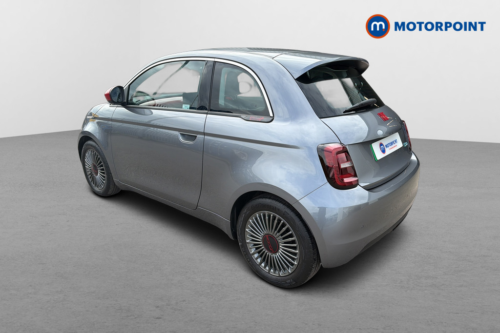 Fiat 500 RED Automatic Electric Hatchback - Stock Number (1650537) - Drivers side rear corner