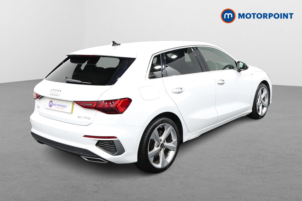 Audi A3 S Line Manual Petrol Hatchback - Stock Number (1650065) - Drivers side rear corner