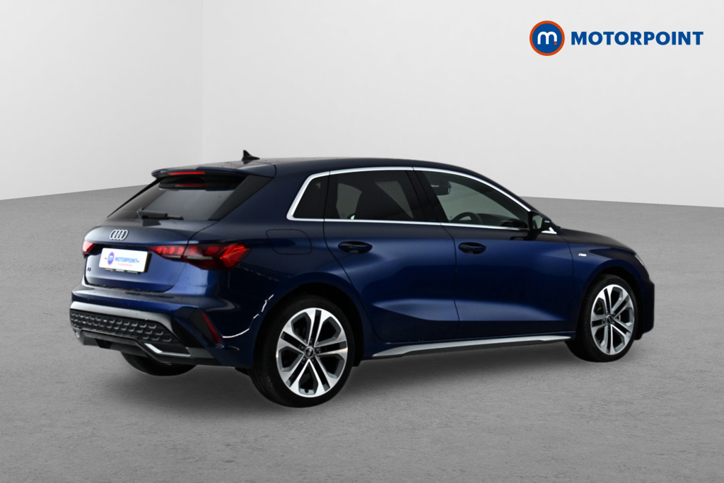 Audi A3 S Line Automatic Petrol Plug-In Hybrid Hatchback - Stock Number (1645820) - Drivers side rear corner