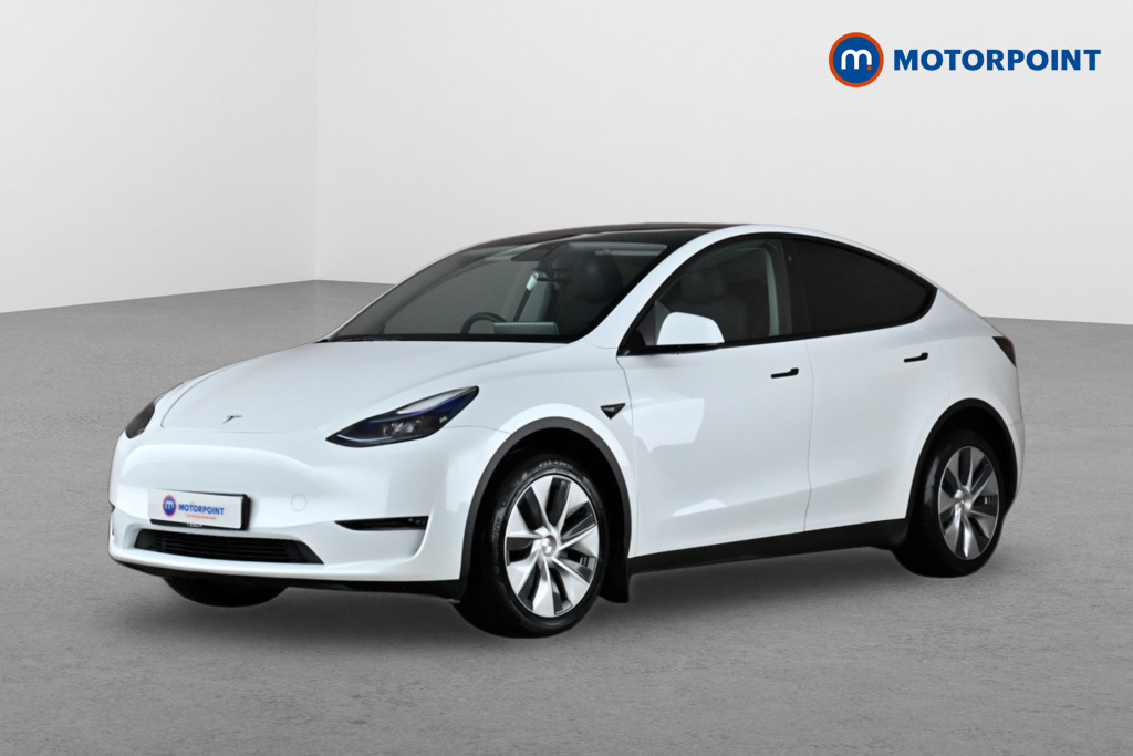 Tesla Model Y Long Range Automatic Electric SUV - Stock Number (1648027) - Passenger side front corner