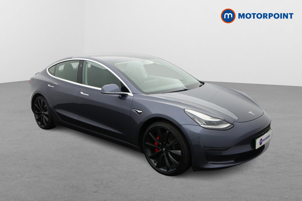 Tesla Model 3 Performance Automatic Electric Saloon - Stock Number (1648084) - Drivers side front corner