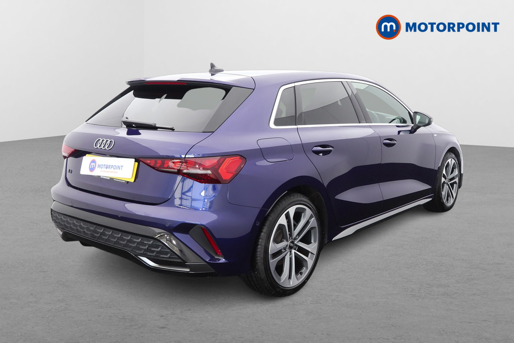 Audi A3 S Line Manual Petrol Hatchback - Stock Number (1650359) - Drivers side rear corner