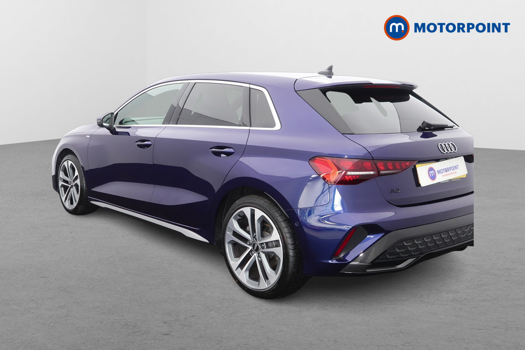 Audi A3 S Line Manual Petrol Hatchback - Stock Number (1650359) - Passenger side rear corner