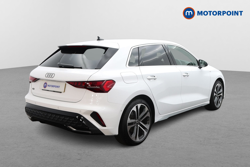 Audi A3 S Line Manual Petrol Hatchback - Stock Number (1651735) - Drivers side rear corner