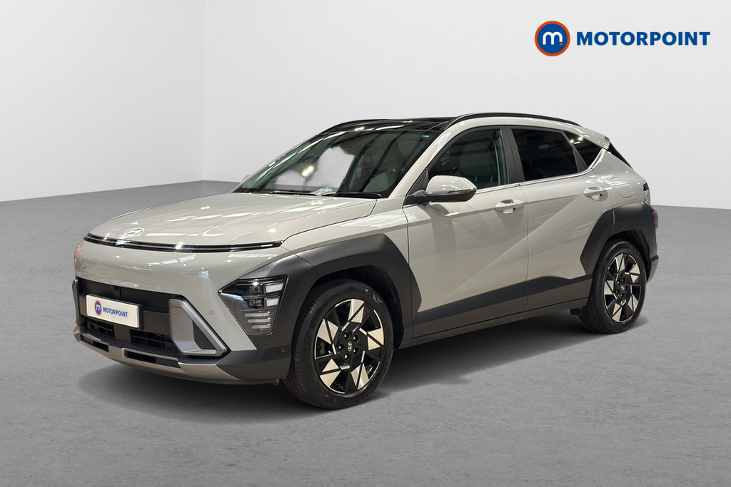 Hyundai Kona Ultimate Automatic Petrol-Electric Hybrid SUV - Stock Number (1653575) - Passenger side front corner