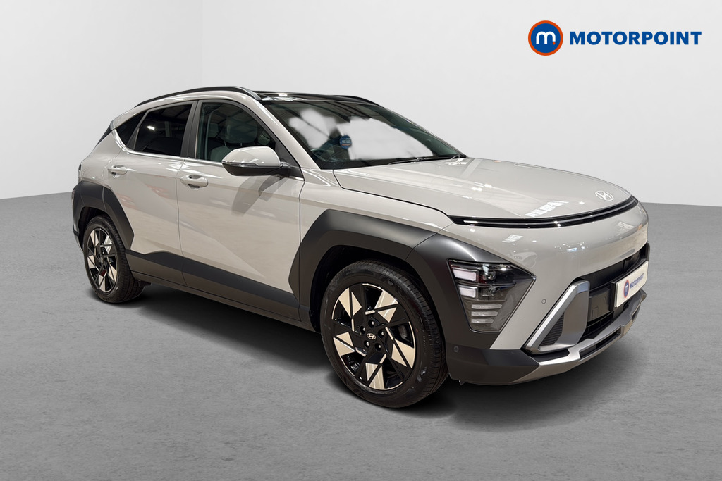 Hyundai Kona Ultimate Automatic Petrol-Electric Hybrid SUV - Stock Number (1653575) - Drivers side front corner