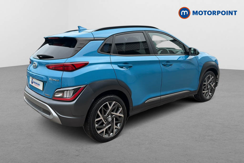 Hyundai Kona Ultimate Automatic Petrol-Electric Hybrid SUV - Stock Number (1650630) - Passenger side rear corner