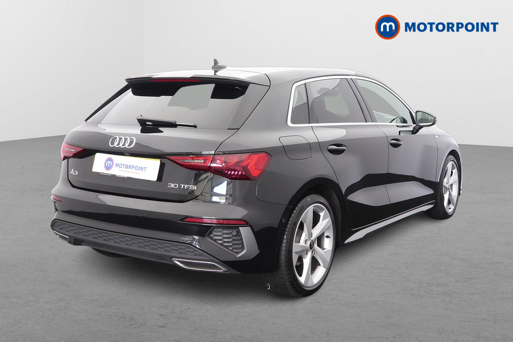 Audi A3 S Line Automatic Petrol Hatchback - Stock Number (1651360) - Drivers side rear corner
