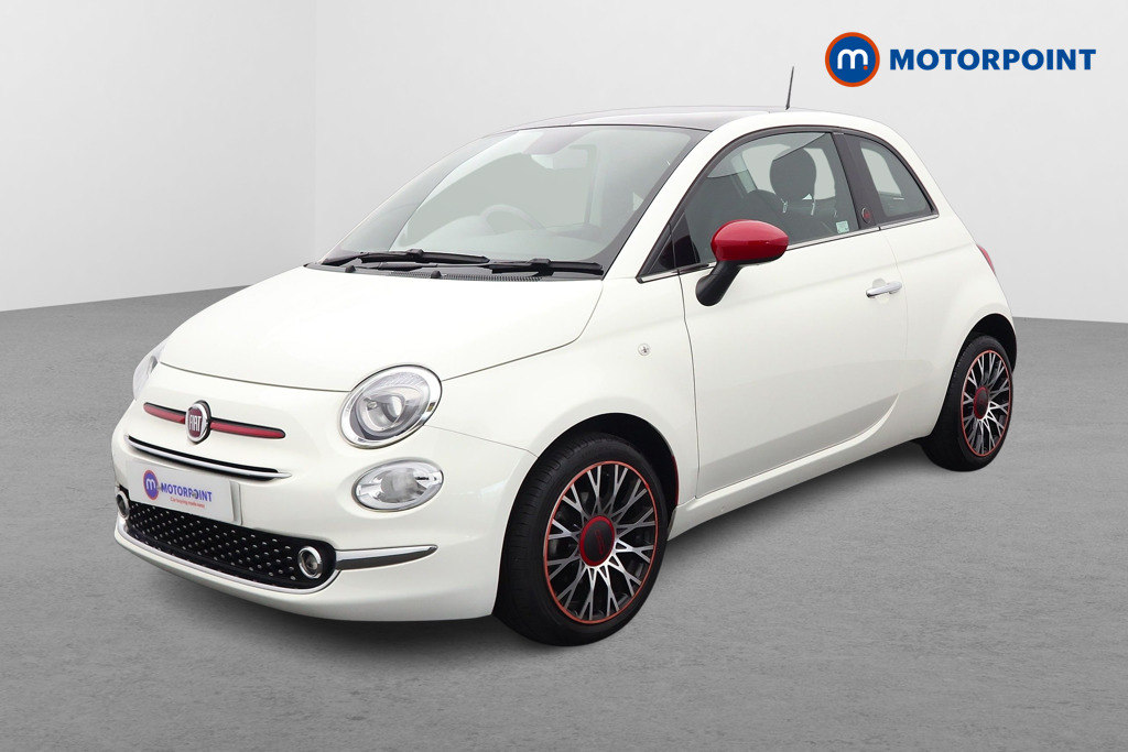 Fiat 500 RED Manual Petrol Hatchback - Stock Number (1652541) - Passenger side front corner