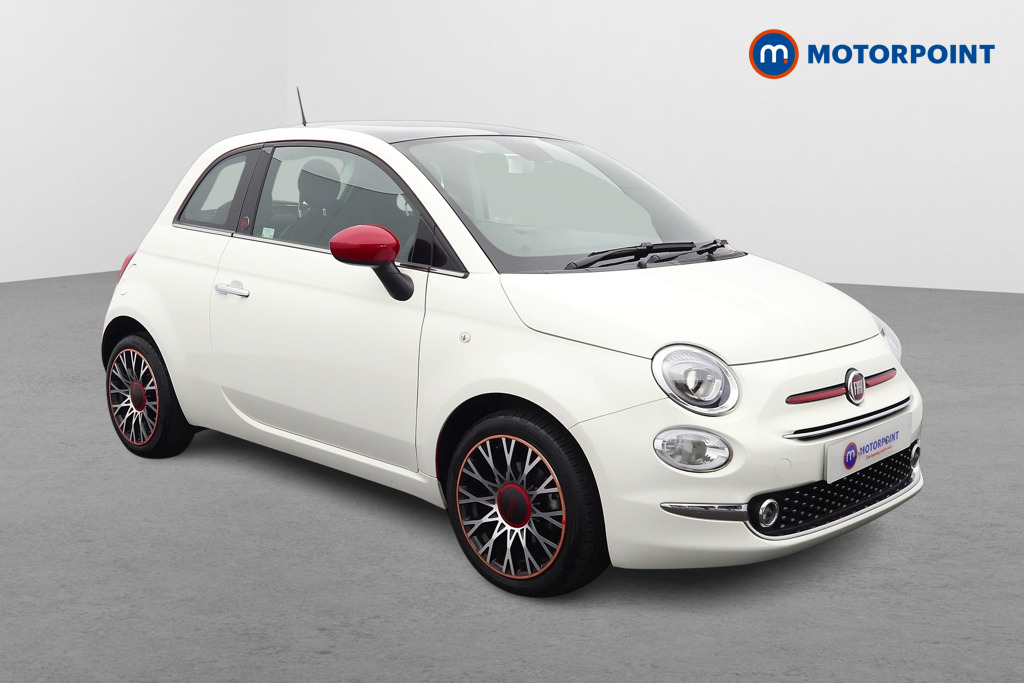 Fiat 500 RED Manual Petrol Hatchback - Stock Number (1652541) - Drivers side front corner
