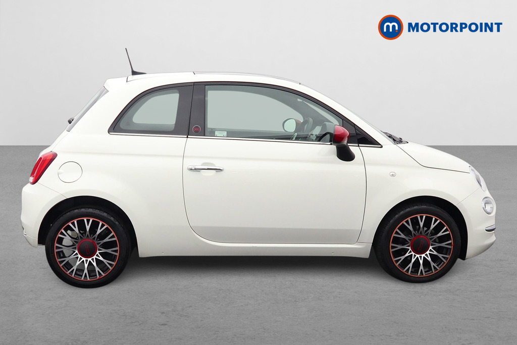 Fiat 500 RED Manual Petrol Hatchback - Stock Number (1652541) - Drivers side