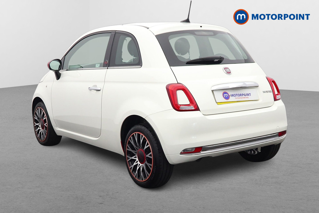 Fiat 500 RED Manual Petrol Hatchback - Stock Number (1652541) - Passenger side rear corner