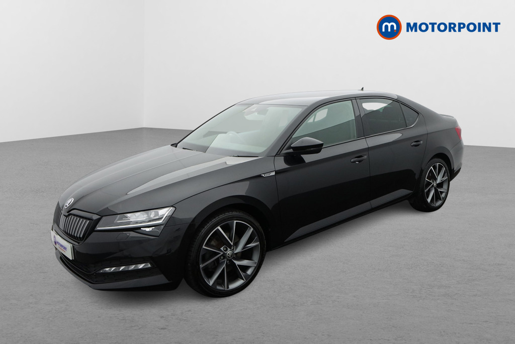 Skoda Superb Sport Line Plus Automatic Petrol Plug-In Hybrid Hatchback - Stock Number (1645909) - Passenger side front corner