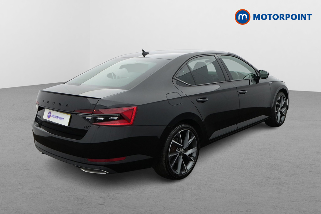 Skoda Superb Sport Line Plus Automatic Petrol Plug-In Hybrid Hatchback - Stock Number (1645909) - Drivers side rear corner
