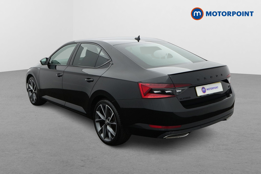 Skoda Superb Sport Line Plus Automatic Petrol Plug-In Hybrid Hatchback - Stock Number (1645909) - Passenger side rear corner