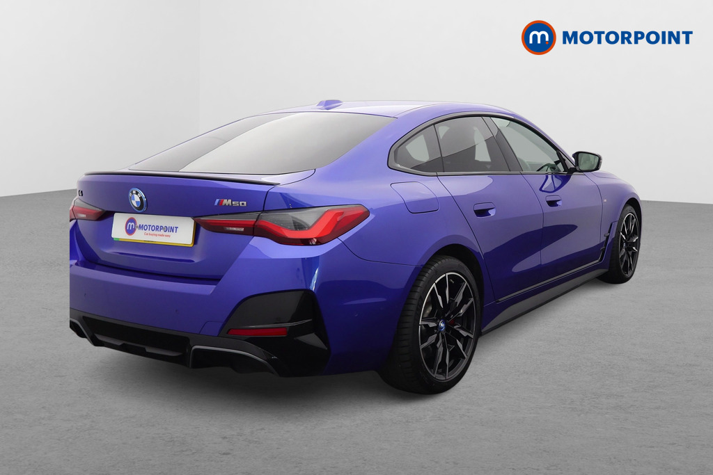 BMW I4 M50 Automatic Electric Hatchback - Stock Number (1648854) - Drivers side rear corner