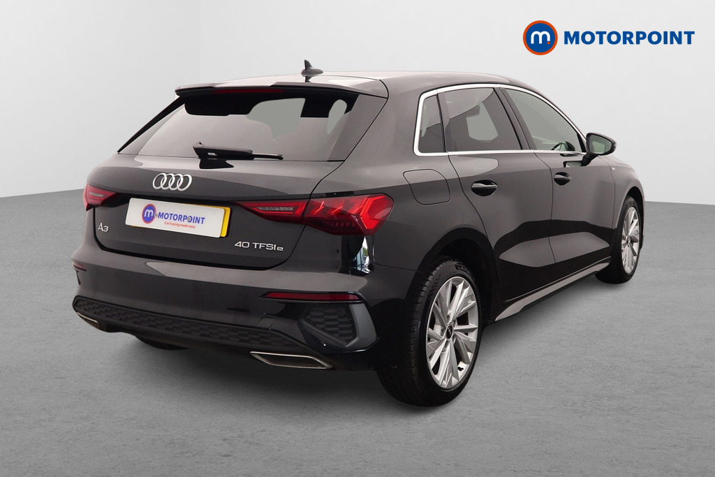 Audi A3 S Line Automatic Petrol Plug-In Hybrid Hatchback - Stock Number (1653215) - Drivers side rear corner