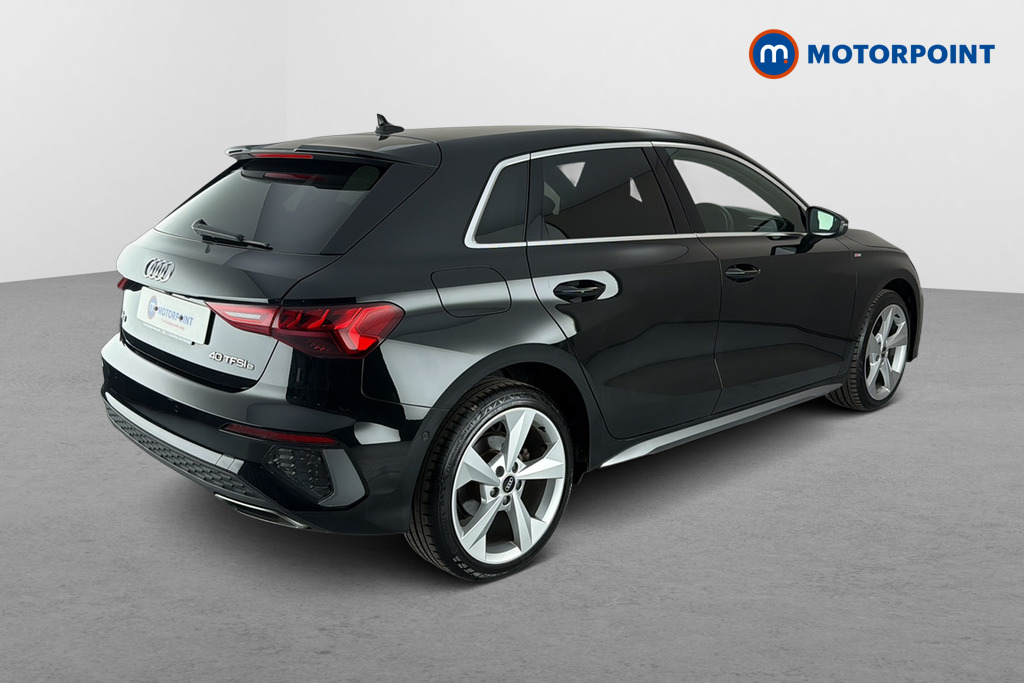 Audi A3 S Line Automatic Petrol Plug-In Hybrid Hatchback - Stock Number (1644902) - Passenger side rear corner